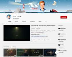He also has a new channel on YouTube named Thad Thorne Film Co.